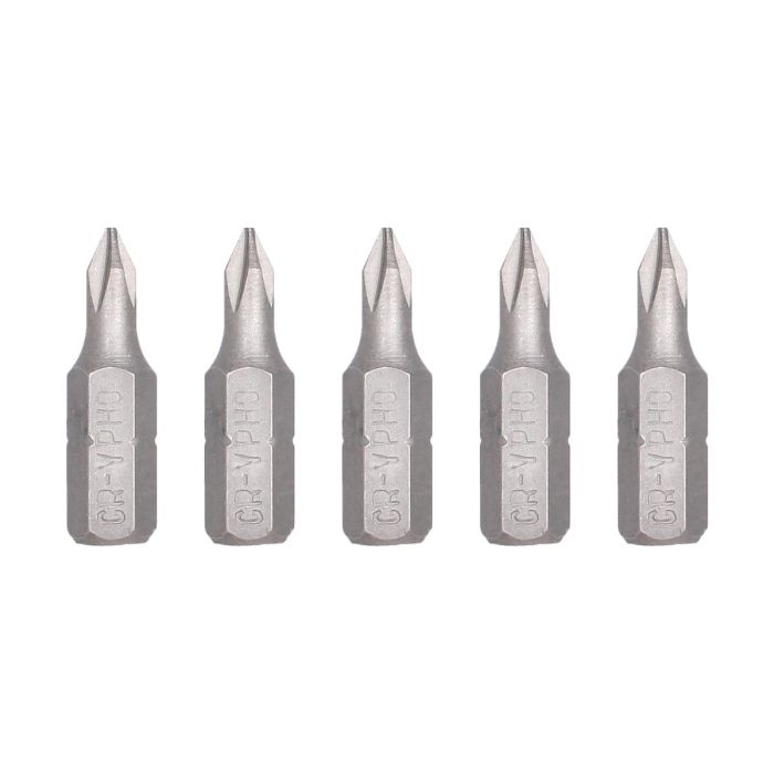 Juego de 5 puntas PH#0 Phillips 1" 10604 Adir