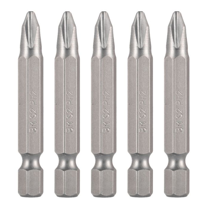 Juego de 5 puntas PH2 Phillips 2" 10611 Adir 