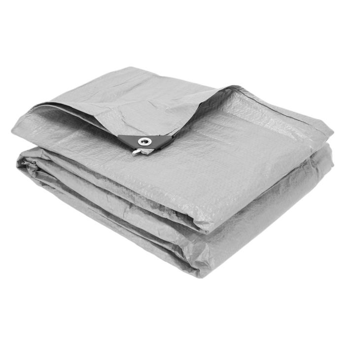 Lona gris de polietileno uso ligero 3 x 4.2 metros 10862 Adir