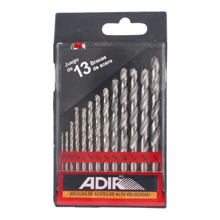 Juego de 13 brocas de alta velocidad 111 Adir
