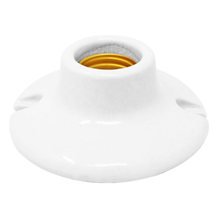 Portalámpara de porcelana base redonda 1145 Adir