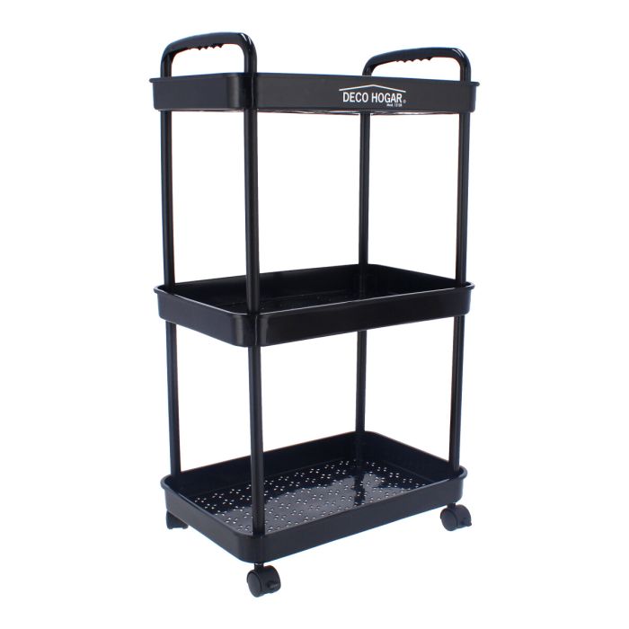 Carrito organizador multiusos negro 12128 Adir