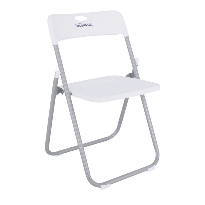 Silla plegable blanca 12133 Deco Hogar