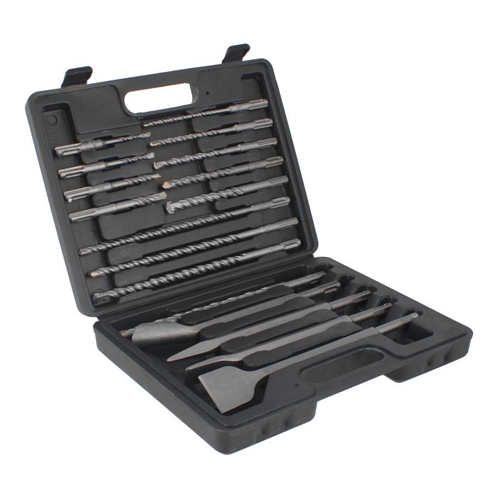 Juego de brocas y cinceles SDS PLUS 17 piezas 12565 Adir