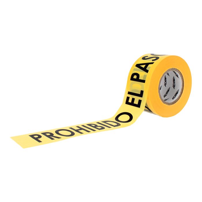 Cinta para barricada "PROHIBIDO" de 300 metros 1265 Adir