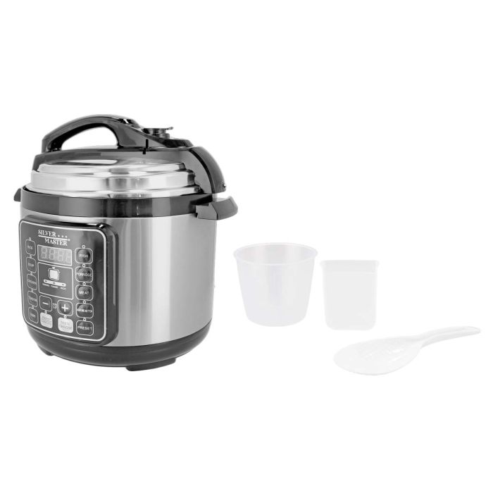 Multi - Olla de presión 6 L (9 funciones) 12811 Silver Master