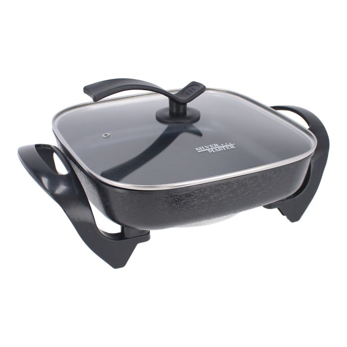 Sartén eléctrico antiadherente cuadrado 6.5 litros 12814 Silver Master