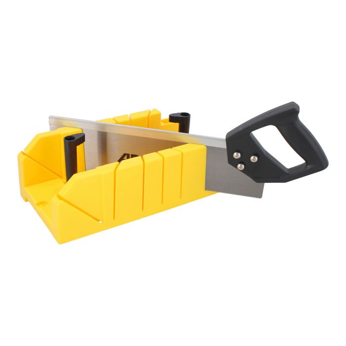 Caja de inglete y serrucho de costilla de 12" 13271 Adir