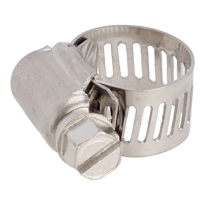 Abrazaderas de acero inoxidable 10 - 16 mm con 10 piezas 1362 Adir