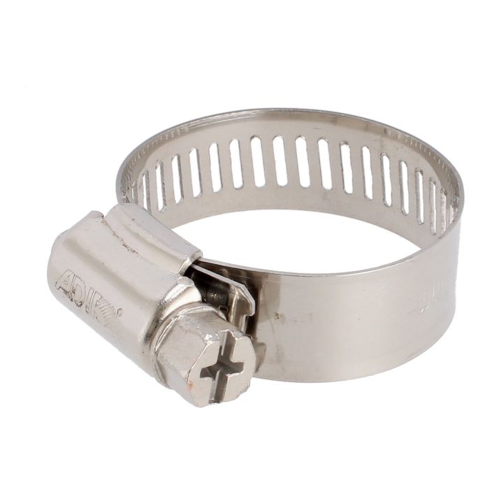 Abrazaderas de acero inoxidable 16 - 32 mm con 10 piezas 1366 Adir