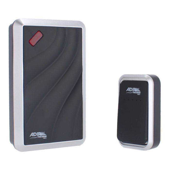 Timbre inalámbrico negro minimalista 36 tonos 15875 Adir