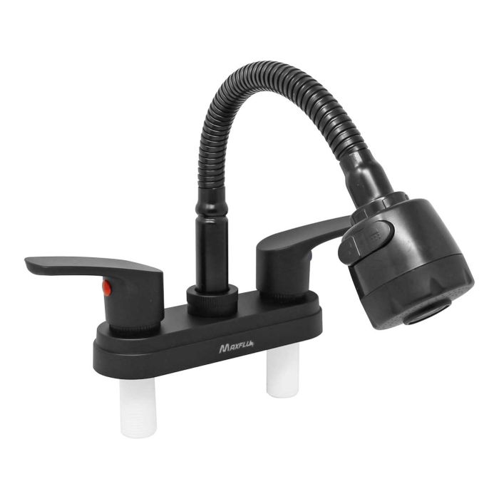 Mezcladora 4" para lavabo cuello flexible 16031 Maxflu