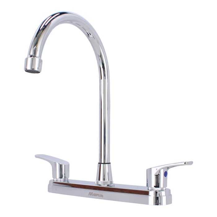 Mezcladora 8" para fregadero cromo 16036 Maxflu