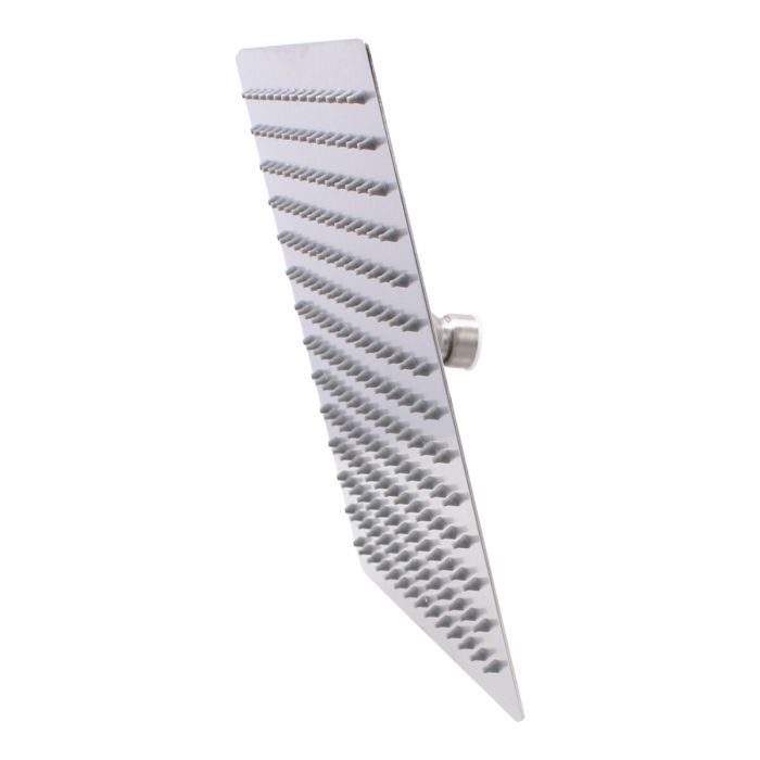 Regadera metálica cuadrada 10" Satin semi mate 16105 Maxflu