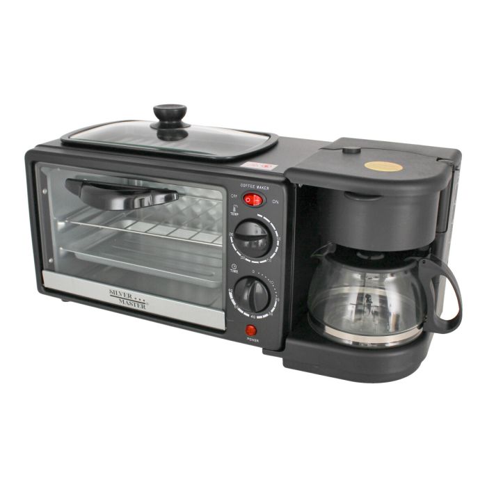 Horno desayunador eléctrico 3 en 1 17051 Silver Master