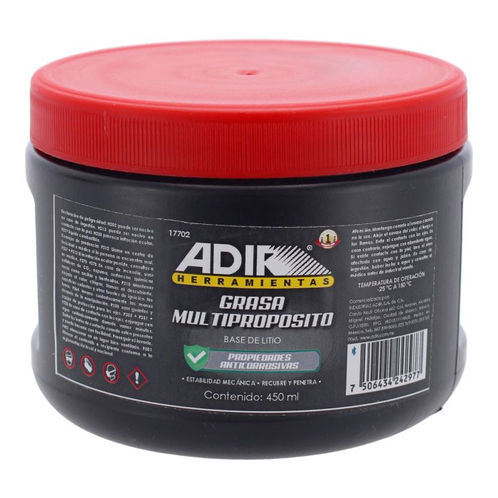 Grasa multipropósito 450 ml 17702 Adir