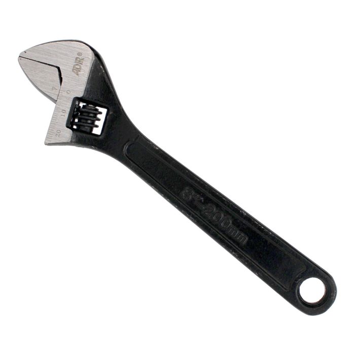 Llave ajustable pavonada (perico) 8" 473 Adir