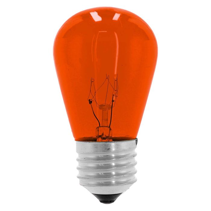 Lámpara incandescente S-14 11 W Ambar 6005 Adir