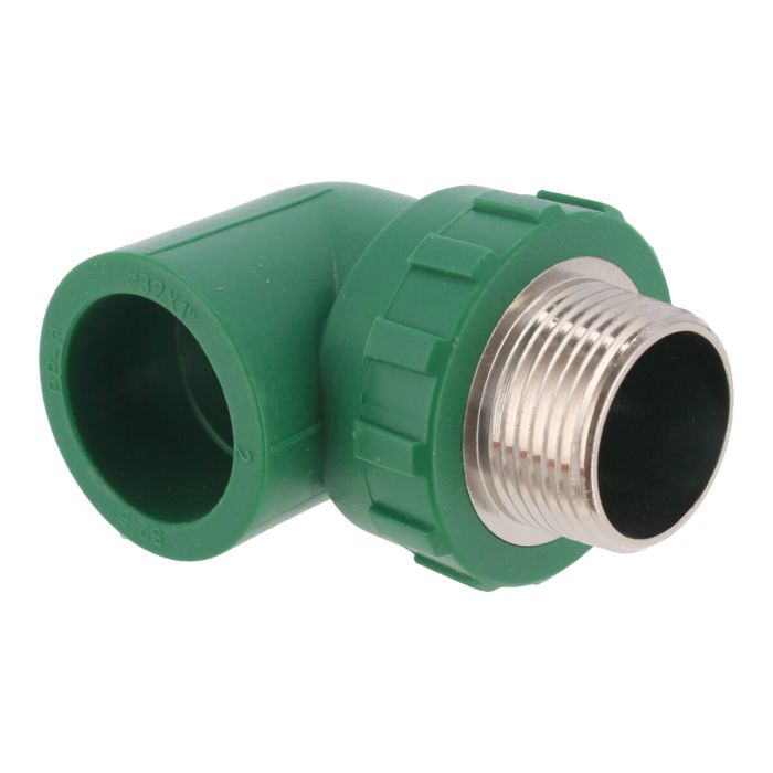 Codo PPR de 90° rosca Macho 32 mm x 1" 7136 Maxflu