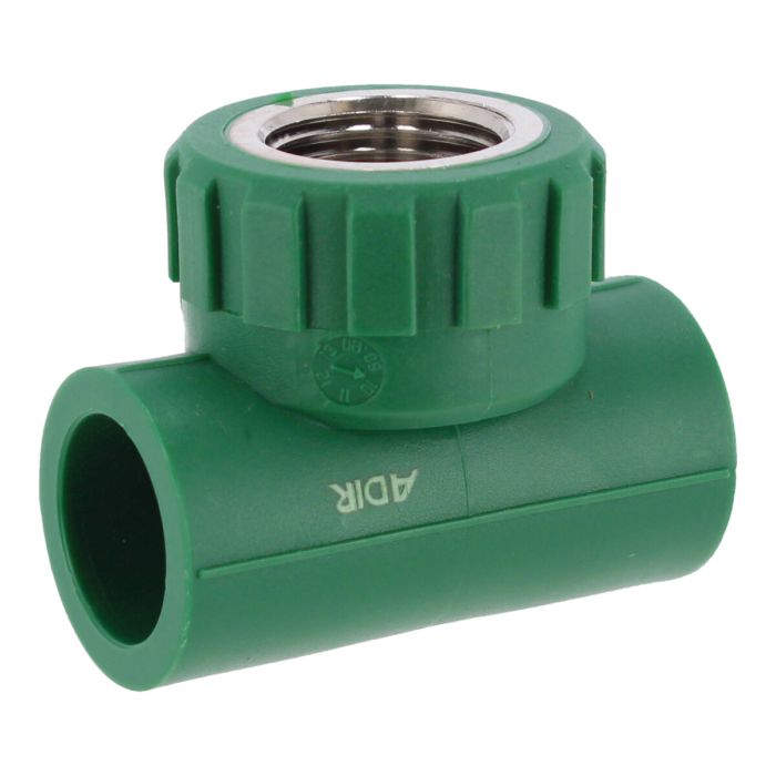 Tee PPR Rosca Central Hembra 20 mm x 1/2" 7137 Maxflu