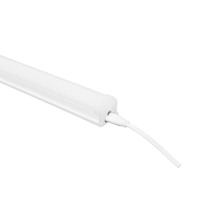 Luminario LED T8 base integrada de ABS cobertor transparente luz verde 21 W 8632 Adir