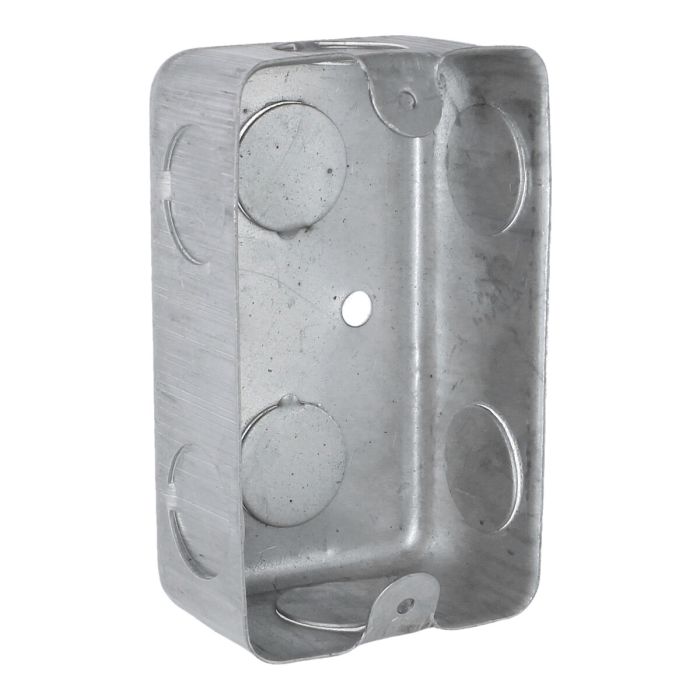 Caja tipo chalupa 2" x 4" rectangular económica 8650 Adir