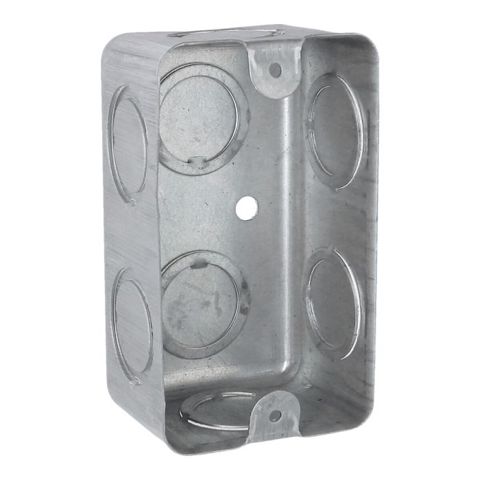 Caja tipo chalupa 2" x 4" rectangular reforzada 8652 Adir