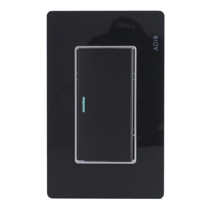 Placa con apagador sencillo Tiffany Cristal 9781 Adir