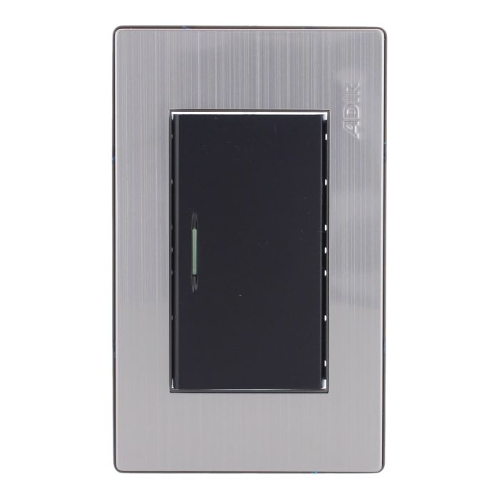 Placa con apagador sencillo Mayorca 9809 Adir