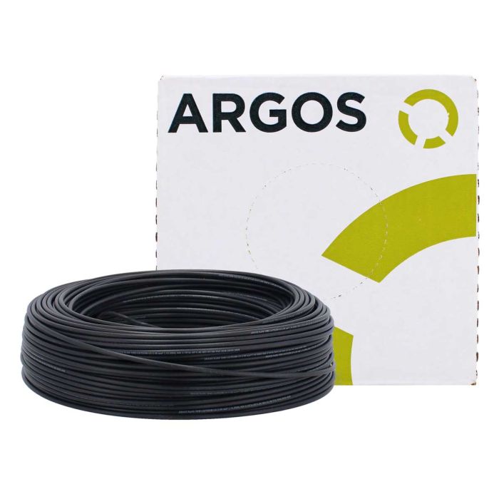 Cable de cobre tipo THW-2-LS/THHW-LS calibre 14 negro con 100 metros 1100140 ARGOS