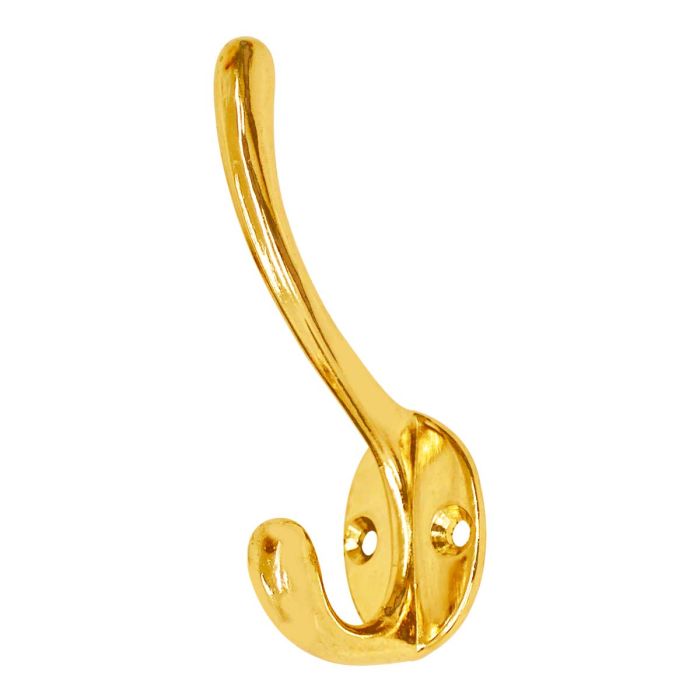 Perchero doble #2 latonado Lusar