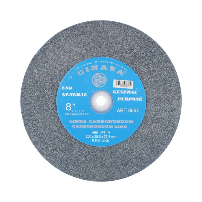 Piedra para esmeril 8" grano 60 8557 Cinasa