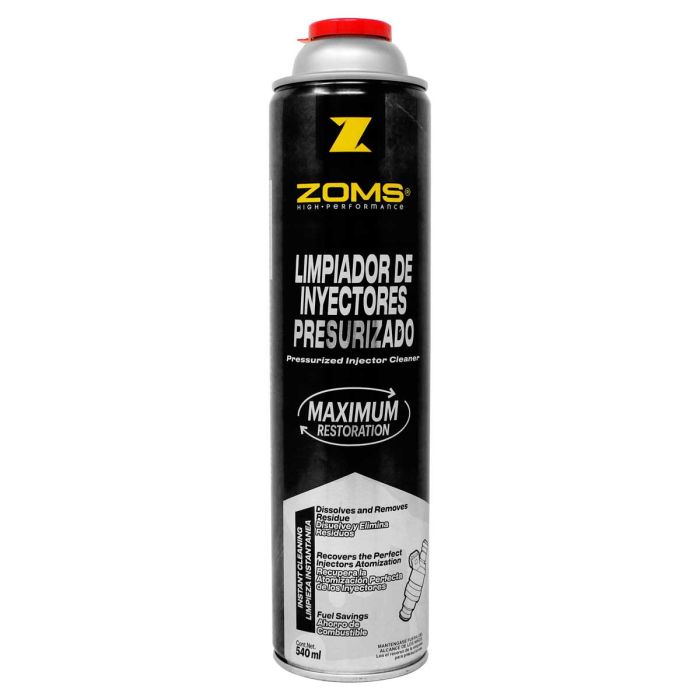 Limpiador de inyectores presurizado 540 ml Zoms