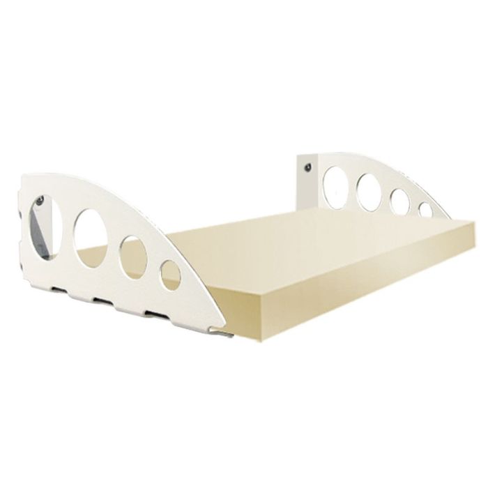 Soporte Matisse de 7" blanco para repisa Ducasse