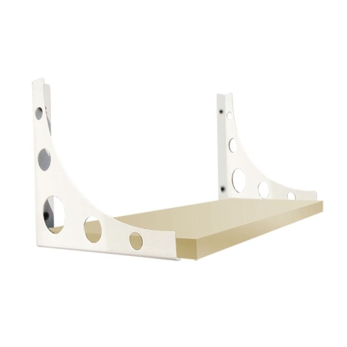 Soporte Mondrian de 25 cm blanco para repisa Ducasse