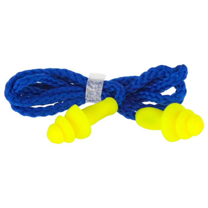 Tapón auditivo reusable con cordón alta visibilidad SQ1004-HV MR Seguridad