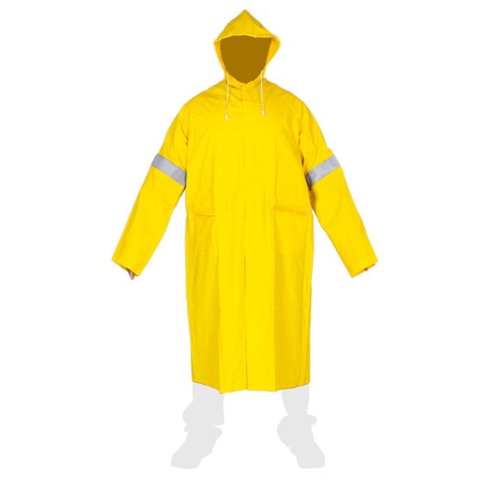 Impermeable XL con reflejante tipo Gabardina DZ1001-R MR Seguridad