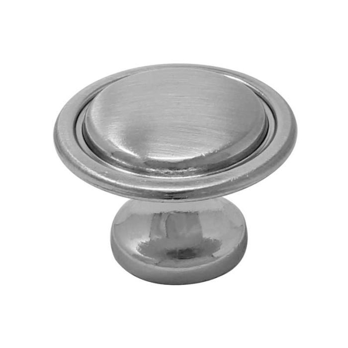 Jaladera botón Contemporáneo níquel satinado 3815 Handy Home