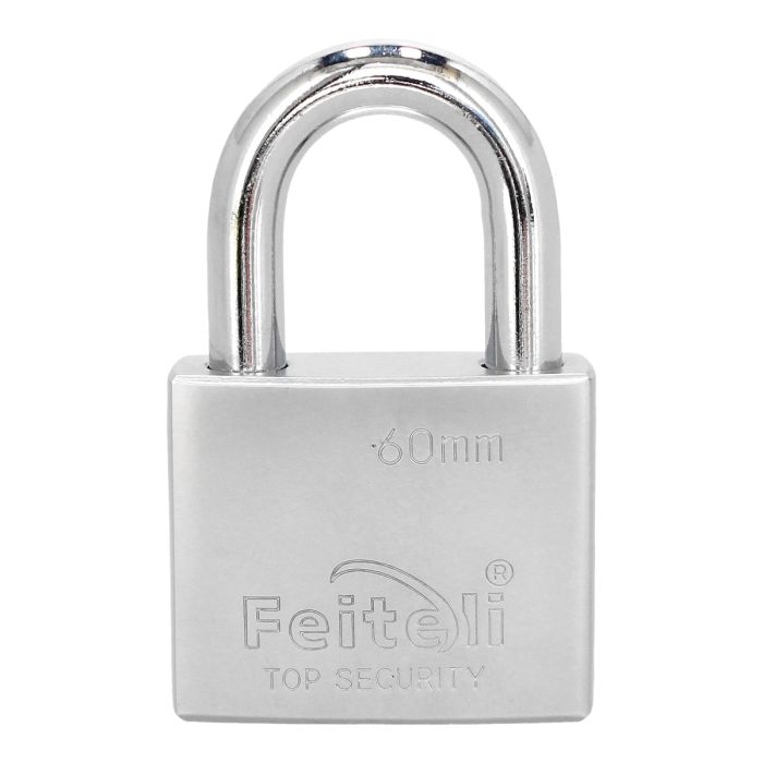 Candado de hierro solido gancho corto 60 mm B5-60MM Feiteli