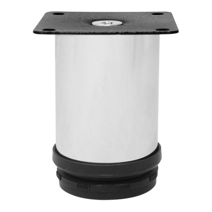 Pata regulable para sofá y muebles cromo 80 cm Bolder