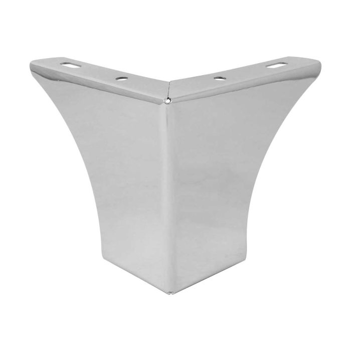 Pata para para sofá 100 mm cromo triangular Bolder