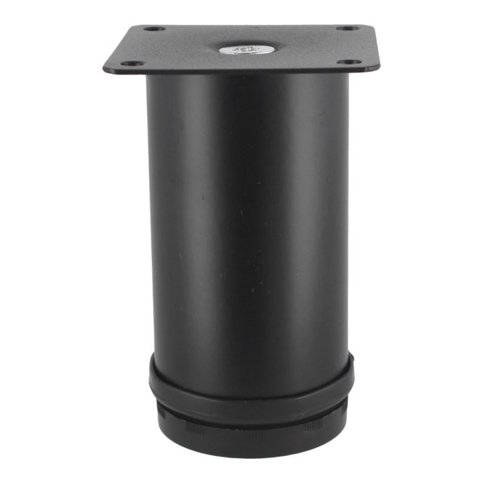 Pata regulable para sofá y muebles negra 100 mm PS-2735 Bolder