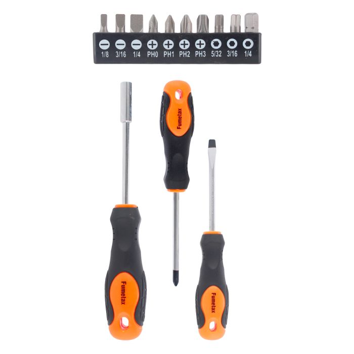 Juego de 3 desarmadores con puntas SW-813601004 Fumetax