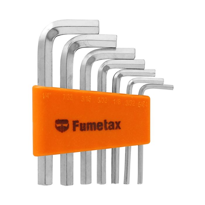 Juego de 7 llaves Allen estándar SW-630202008-7P Fumetax