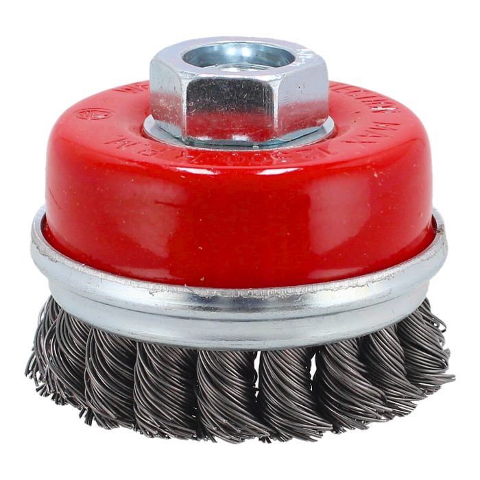 Carda de copa alambre trenzado 2-1/2" SW-32030201 Fumetax