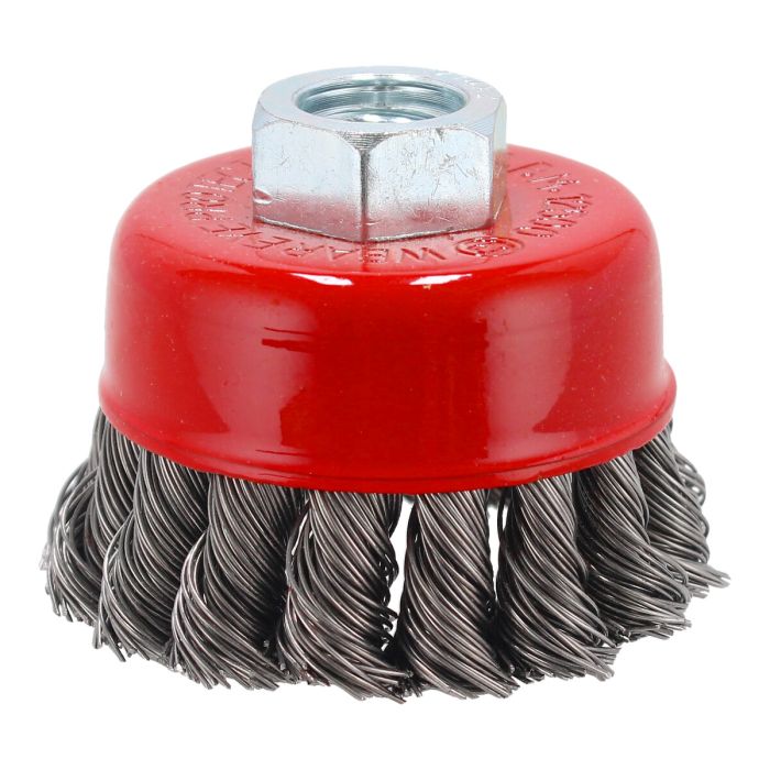 Carda de copa alambre trenzado 2-1/2" SW-32030301 Fumetax