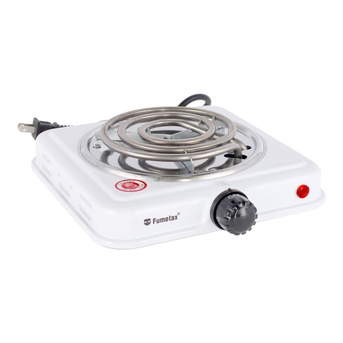 Parrilla eléctrica de 1 quemador blanca SW-23031-B Fumetax