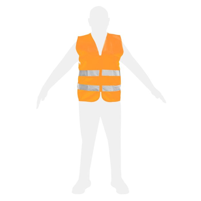 Chaleco poliéster naranja SW-8204002 Fumetax