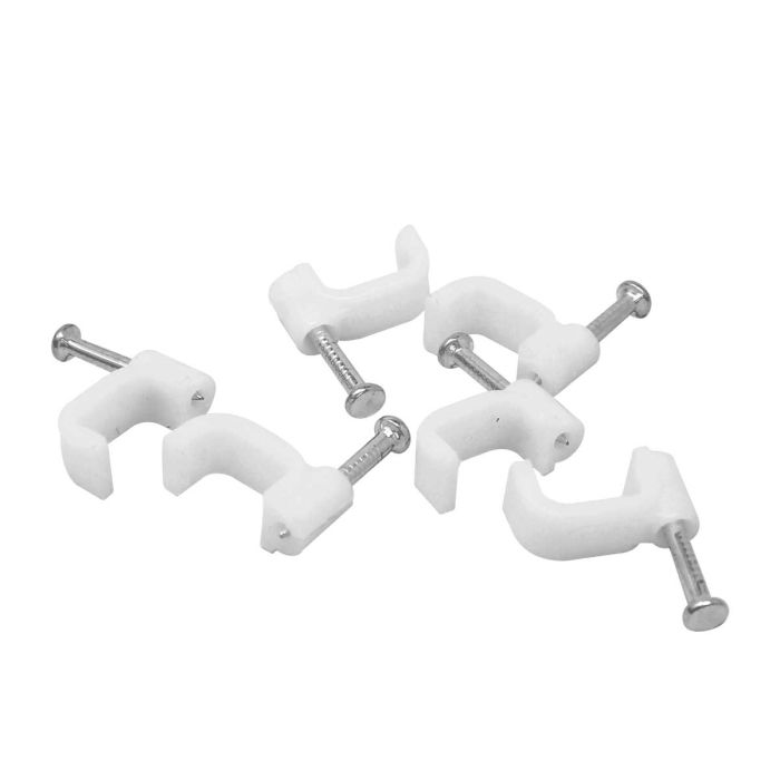 Grapas para cable recta 8 mm 100 piezas FU0477 Fulgore