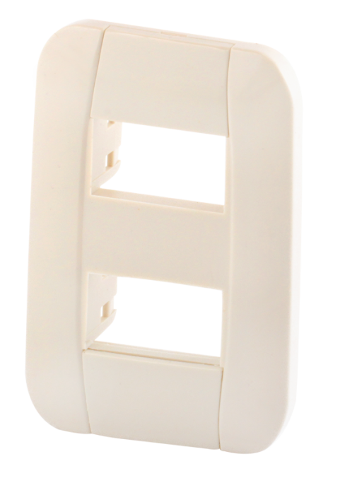 Placa plástica 2 ventanas FU0891 Fulgore